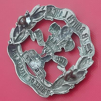 2nd Volunteer Battalion The South Lancashire Regiment - White Metal Cap Badge. - Image 2