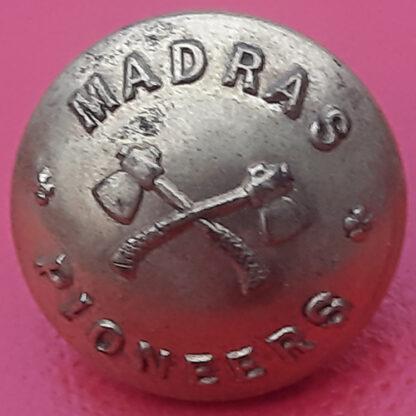 (India) Madras Pioneers - 19mm Gilding Metal Button.