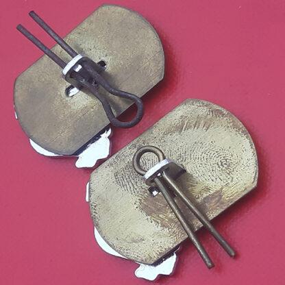 31st/41st Signal Regiment, Princess Louise's Kensington Regiment - Silver Anodised Collar Badges. - Image 2
