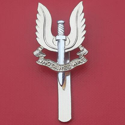 The Special Air Service - Gold & Silver Anodised Cap Badge.