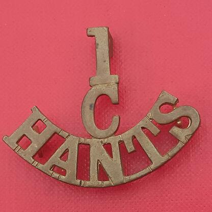 1st Hampshire Cadets - Gilding Metal Shoulder Title.