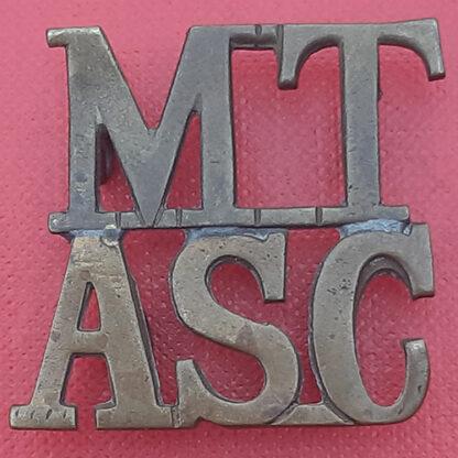 Motor Transport Army Service Corps - Gilding Metal Shoulder Title.