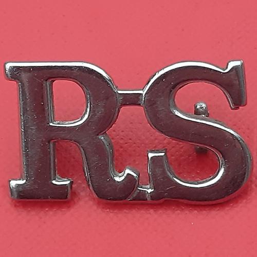 The Royal Scots - Chromed Shoulder Title.