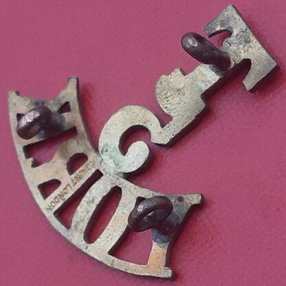 5th Yorkshire Regiment Territorials - Gilding Metal Shoulder Title. - Image 2