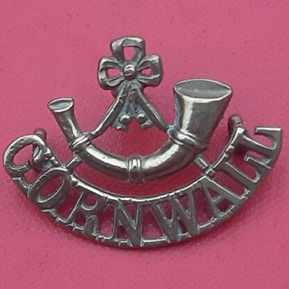 The Duke Of Cornwall's Light Infantry - Gilding Metal Shoulder Title.