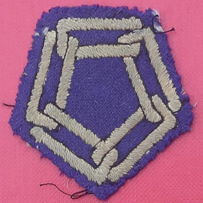 The Western Union Defence Organisation - Woven Cloth Formation Badge.