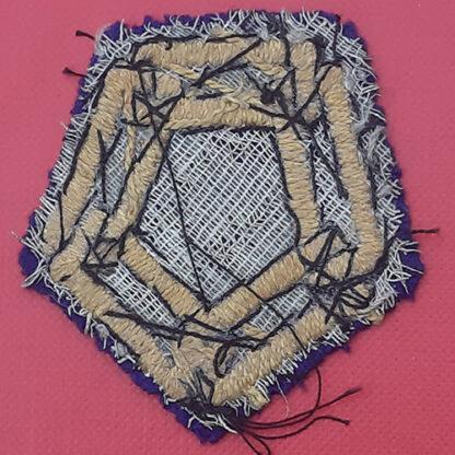 The Western Union Defence Organisation - Woven Cloth Formation Badge. - Image 2