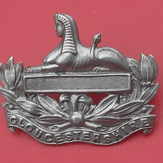 4th/5th Gloucestershire Regiment Territorials - White Metal Cap Badge.
