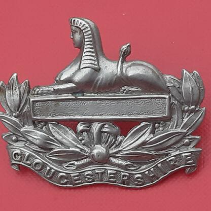 4th/5th Gloucestershire Regiment Territorials - White Metal Cap Badge.