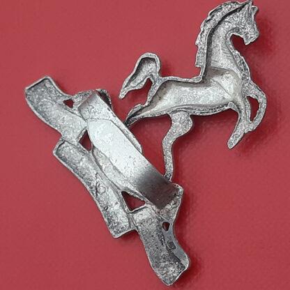 Royal West Kent Regiment - Officer's White Metal Cap Badge. - Image 2