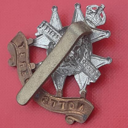The Sherwood Foresters ( Notts & Derby) Regiment - King's Crown Bi Metal Cap Badge. - Image 2
