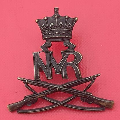 National Volunteer Reserve - Blackened Brass Cap Badge.