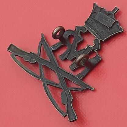 National Volunteer Reserve - Blackened Brass Cap Badge. - Image 2