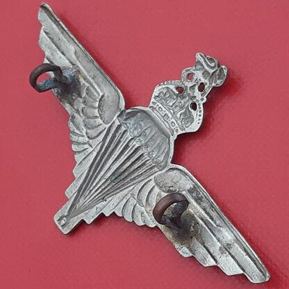 The Parachute Regiment - King's Crown "Voided" White Metal Cap Badge. - Image 2