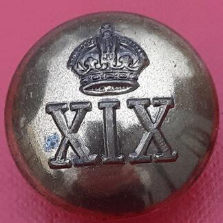 (India) 19th Hyderabad Regiment - King's Crown 26mm Gilding Metal Button.