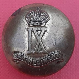 (India) 9th Jat Regiment - King's Crown 25mm Gilding Metal Button.