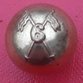 (India) 6th Duke Of Connaught's Own Lancers - 17mm Gilt Ball Button.
