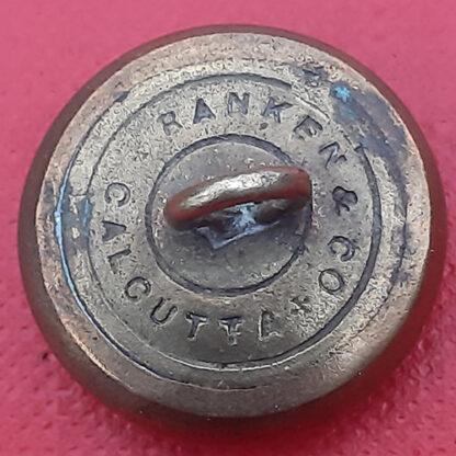 (India) 30th Punjabi Infantry - King's Crown 20mm Gilding Metal Button. - Image 2