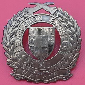 Malaya Federation Engineers - Gilding Metal Cap Badge.