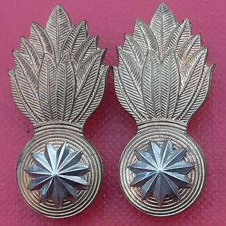 Malaya Federation Engineers - Bi Metal Collar Badges.