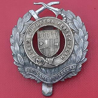 Malaysia Engineers - Bi Metal Cap Badge.