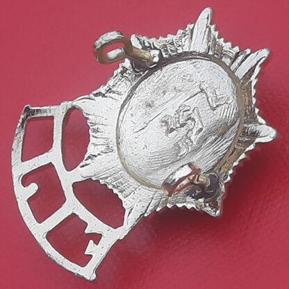 The Fiji Defence Force - Gold Anodised Cap Badge. - Image 2