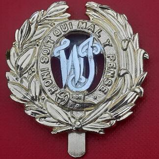 The West Indies Regiment - Gold & Silver Anodised Cap Badge.
