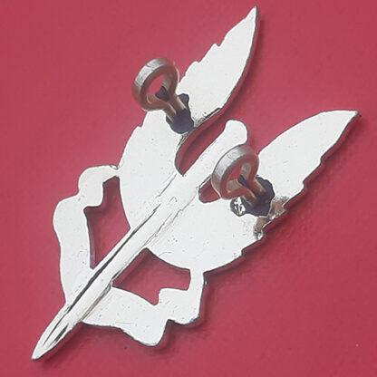Rhodesia Special Air Service - Gold & Silver Anodised Cap Badge. - Image 2