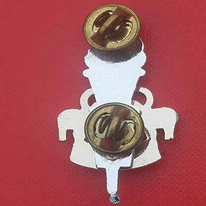 (New Zealand) New Zealand Army Education Corps - Gold & Silver Anodised Cap Badge. - Image 2