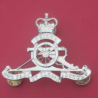 (Australia) The Royal Australian Artillery - Gold Anodised Cap Badge.
