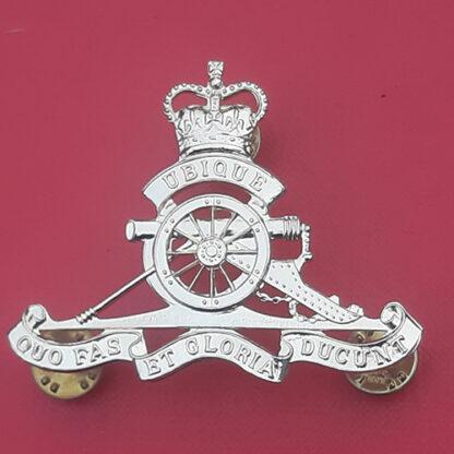 (Australia) The Royal Australian Artillery - Gold Anodised Cap Badge.