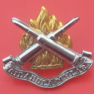 (South Africa) South Africa Ammunition Corps - Bi Metal Cap Badge.