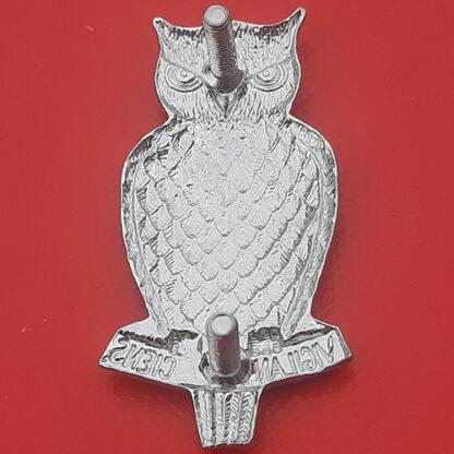 (South Africa) South Africa Military Intelligence Corps -White Metal Cap Badge. - Image 2