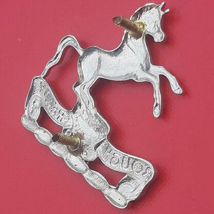 (South Africa) Natal Mounted Rifles - White Metal Cap Badge. - Image 2