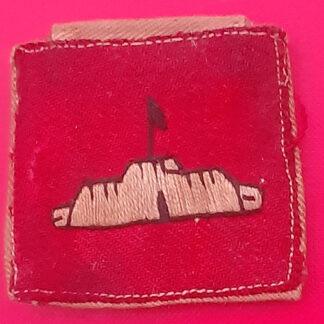 (India) Peshwar District - Woven Formation Badge.