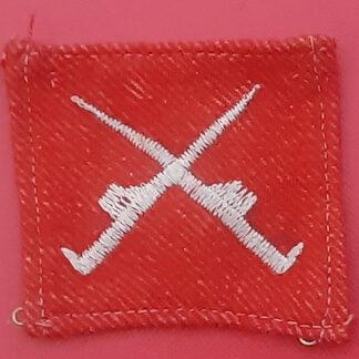 (India) Waziristan District - Woven Formation Badge.