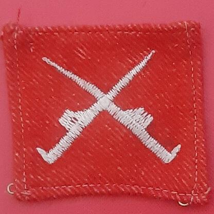 (India) Waziristan District - Woven Formation Badge.