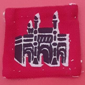 (India) 107th (Bombay Province) Lines Of Communication Area - Printed Formation Badge.