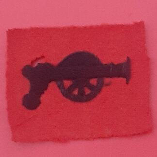 (India) Lahore District - Woven Formation Badge.