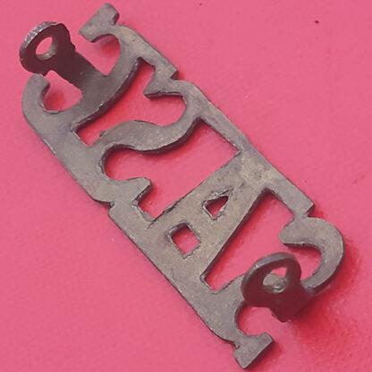 (South Africa) The South African Army Service Corps - Sheet Brass Metal Shoulder Title. - Image 2