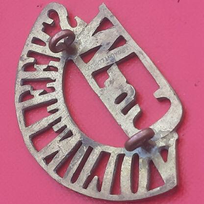 City Of Westminster Volunteers V.T.C - Gilding Metal Shoulder Title. - Image 2