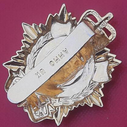 The Royal Logistic Corps - Gold & Silver New Metal Cap Badge. - Image 2