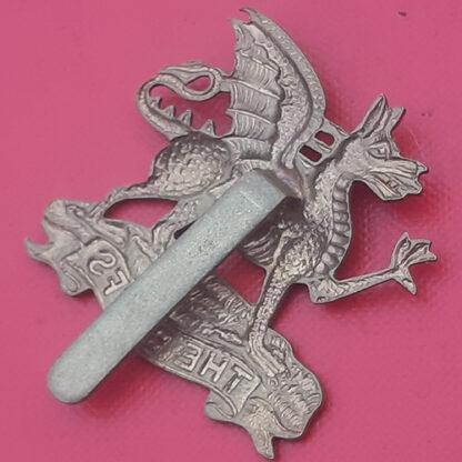 The East Kent Regiment (The Buffs) - Gilding Metal Cap Badge. - Image 2