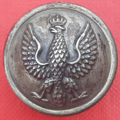 Polish Army - 26mm  White Metal Button.