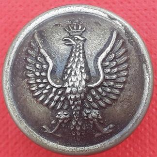Polish Army - 22mm  White Metal Button.