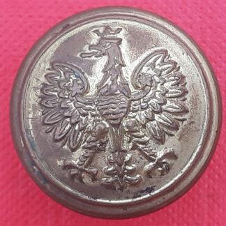 Polish Army - 24mm Brass Button.