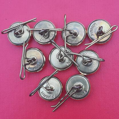 The Army School Of Music - Set Of 19mm Brass Buttons. - Image 2