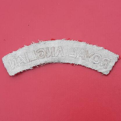 The Royal Anglian Regiment - Woven Cloth Shoulder Title. - Image 2
