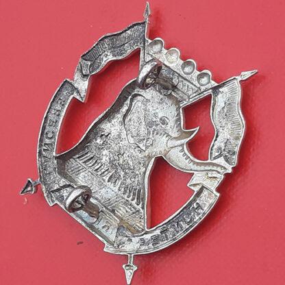 (Australia) 12th /16th Hunter River Lancers - White Metal Cap Badge. - Image 2