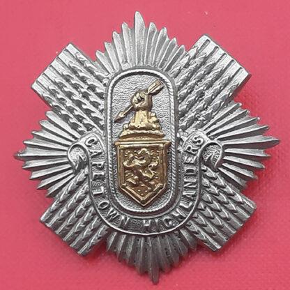 (South Africa) The Cape Town Highlanders - Bi Metal Cap Badge.